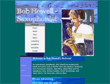 Tablet Screenshot of bobhowellsaxophone.com